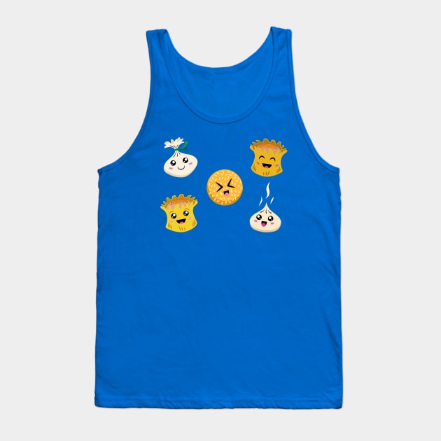 Dim Sum Friends Tank Top by xyabut2